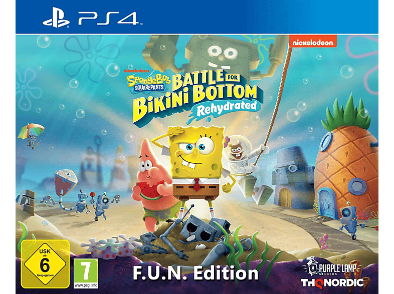 Spongebob SquarePants Battle for Bikini Bottom Rehydrated F.U.N. Edition [PlayStation 4]