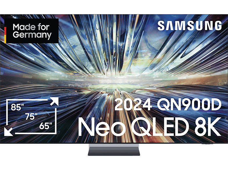 Abbildung SAMSUNG GQ85QN900D QLED AI TV (Flat, 85 Zoll / 214 cm, UHD 8K, SMART TV, Tizen)