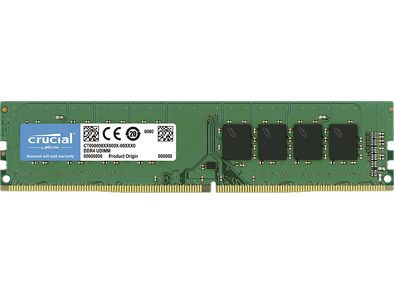 CRUCIAL 3200 MT/s DIMM 288pin Arbeitsspeicher 8 GB DDR4