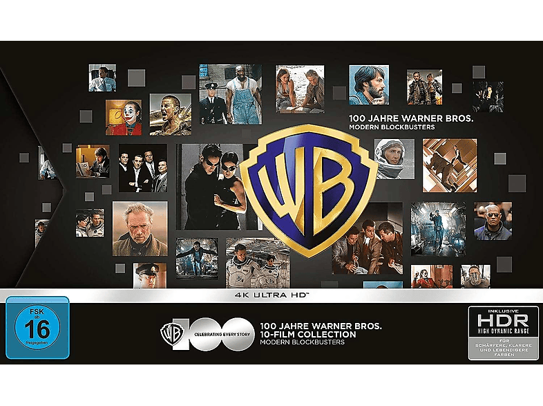 WB 100th Anniversary Modern Blockbusters 10-Film-Collection - Exklusive Editon 4K Ultra HD Blu-ray