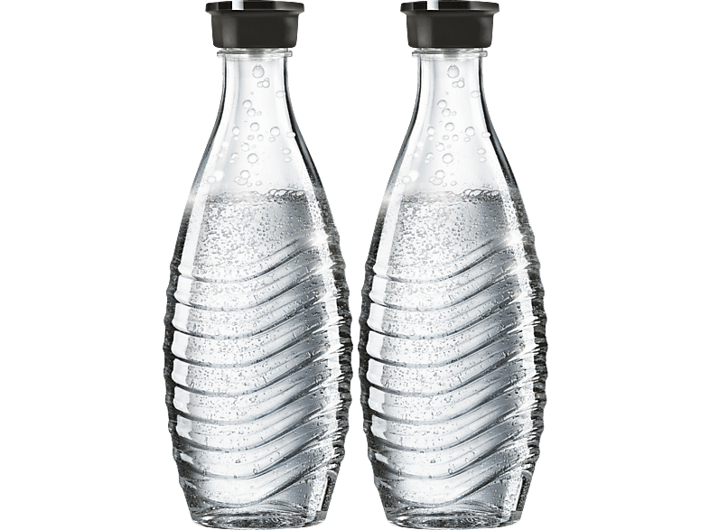 SODASTREAM Glaskaraffe 0,7L, 2er-Pack Wasserflasche