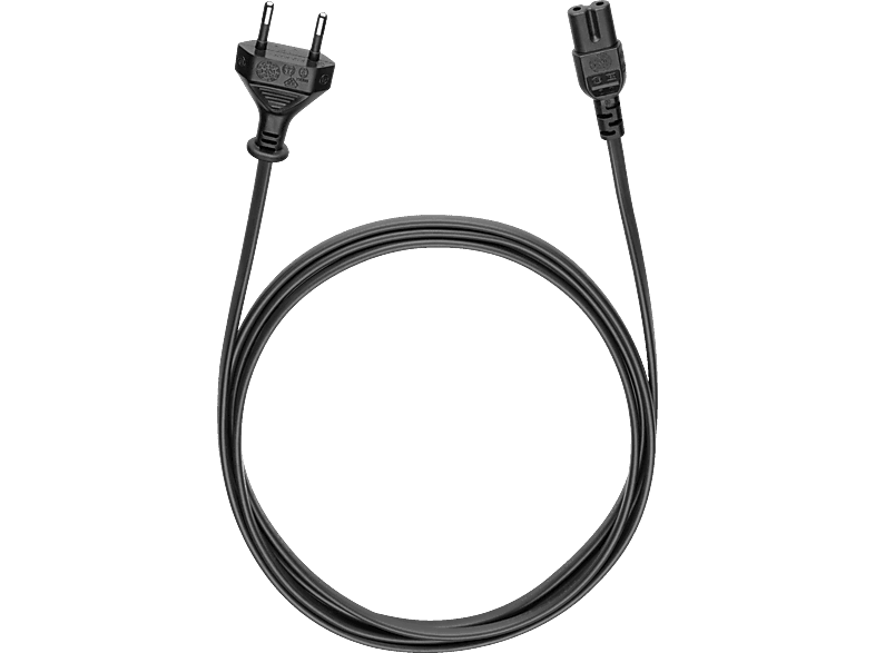 OEHLBACH Netzkabel mit Euro-Flachstecker Powercord C 7, Kabel, 1,5 m