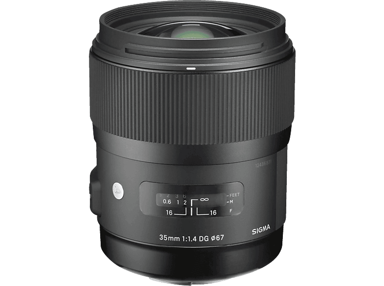 SIGMA 340954 - 35 mm f/1.4 DG, HSM (Objektiv für Canon EF-Mount, Schwarz)