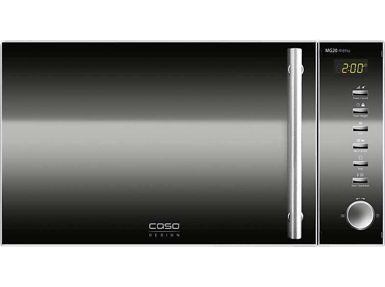CASO MG 20 menu, Mikrowelle (800 Watt, Grillfunktion)