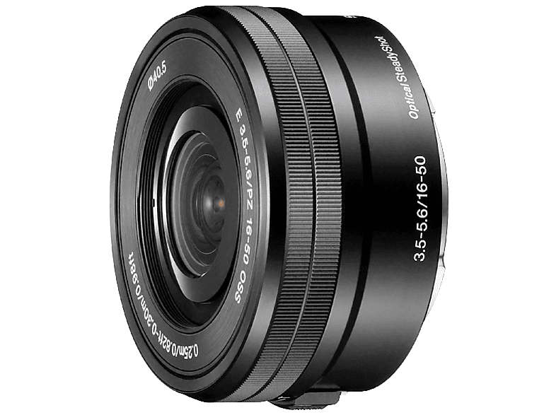 SONY SELP1650 16 mm - 50 f/3.5-5.6 OSS, ED, ASPH, Circulare Blende (Objektiv für Sony E-Mount, Schwarz)