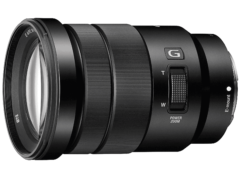 SONY SELP18105G 18 mm – 105 f/4.0 G-Lens, OSS, Circulare Blende (Objektiv für Sony E-Mount, Schwarz)