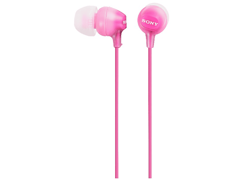 SONY MDR-EX15LP, In-ear Kopfhörer Pink