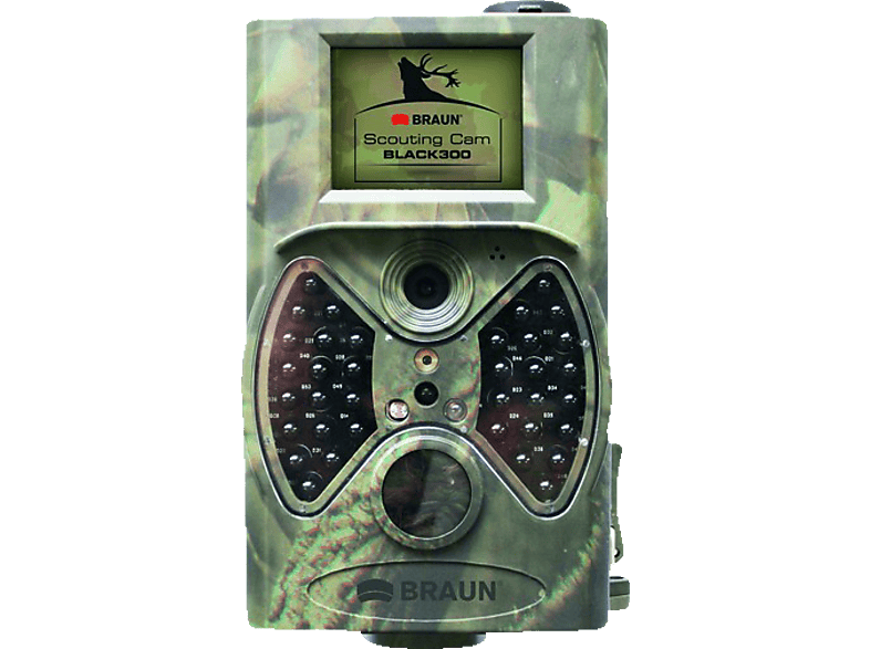 BRAUN PHOTOTECHNIK Scouting Cam 300 Wildkamera Camouflage, Nein opt. Zoom, LCD