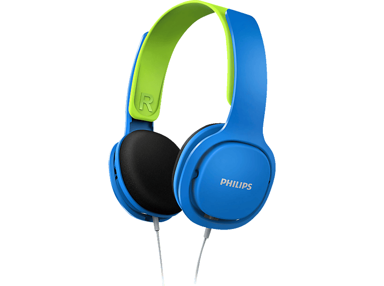 PHILIPS SHK2000BL/00, On-ear Kopfhörer Blau/Grün