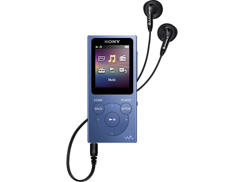 SONY Walkman NW-E394 Mp3-Player (8 GB, Blau)