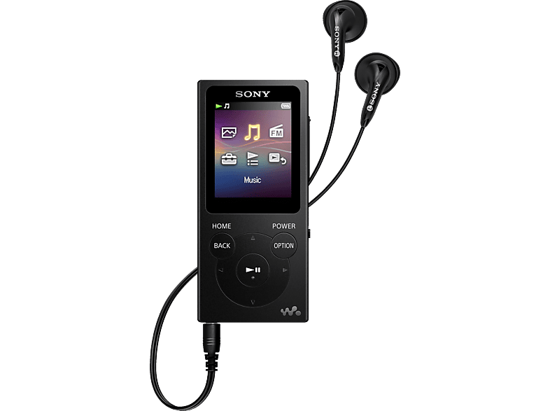 SONY Walkman NW-E394 Mp3-Player (8 GB, Schwarz)
