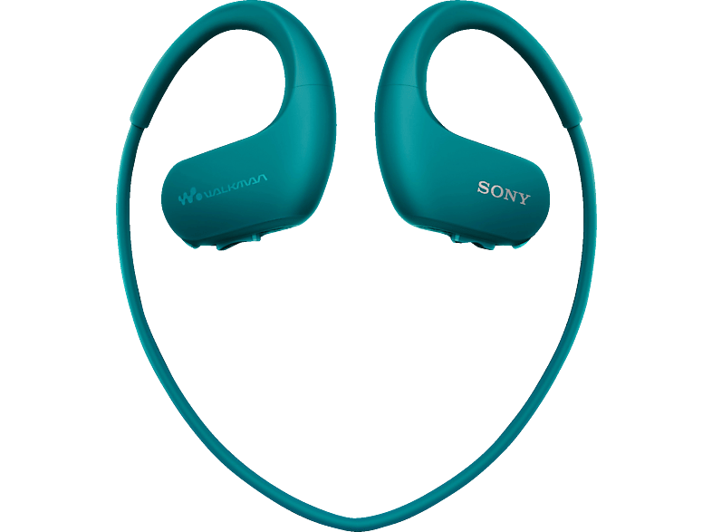 SONY NW-WS413 Kopfhörer mit integriertem Mp3-Player (4 GB, Blau)