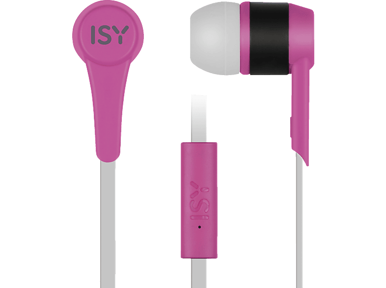 ISY IIE-1101-PI, In-ear Kopfhörer Pink