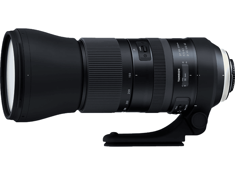 TAMRON SP G2 150 mm - 600 5-6.3 Di, USD, VC (Objektiv für Nikon F-Mount, Schwarz)