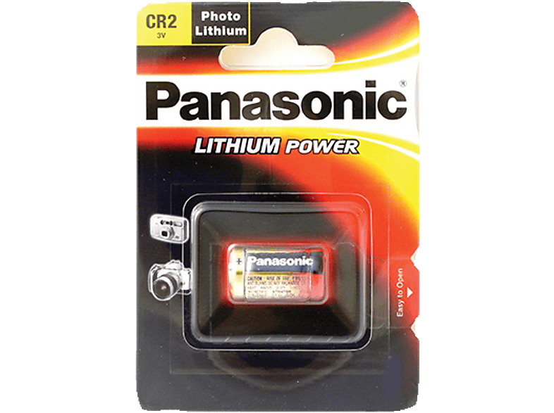 PANASONIC 2B210596 CR2 Batterie, Li-Ion, 3 Volt