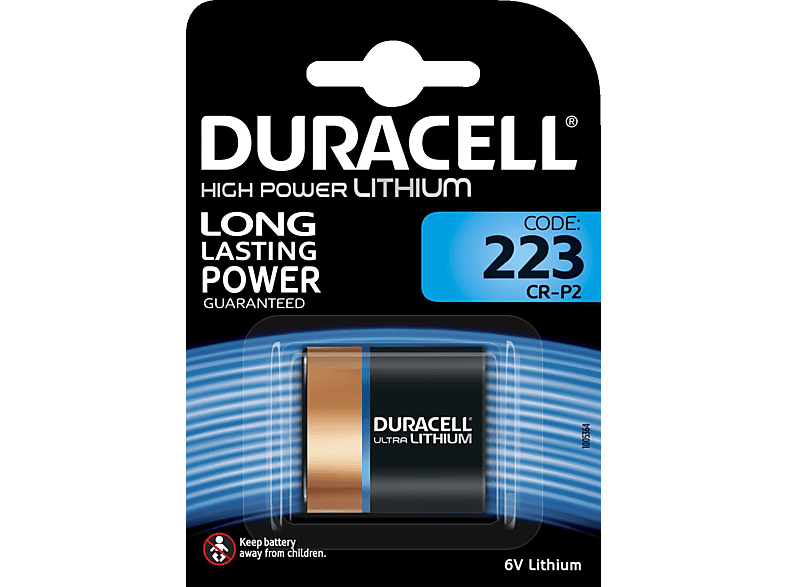 DURACELL Specialty Ultra 223 Batterie, Lithium, 6 Volt 1 Stück