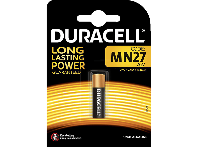 DURACELL Specialty MN27 Batterie, Alkaline, 12 Volt 1 Stück