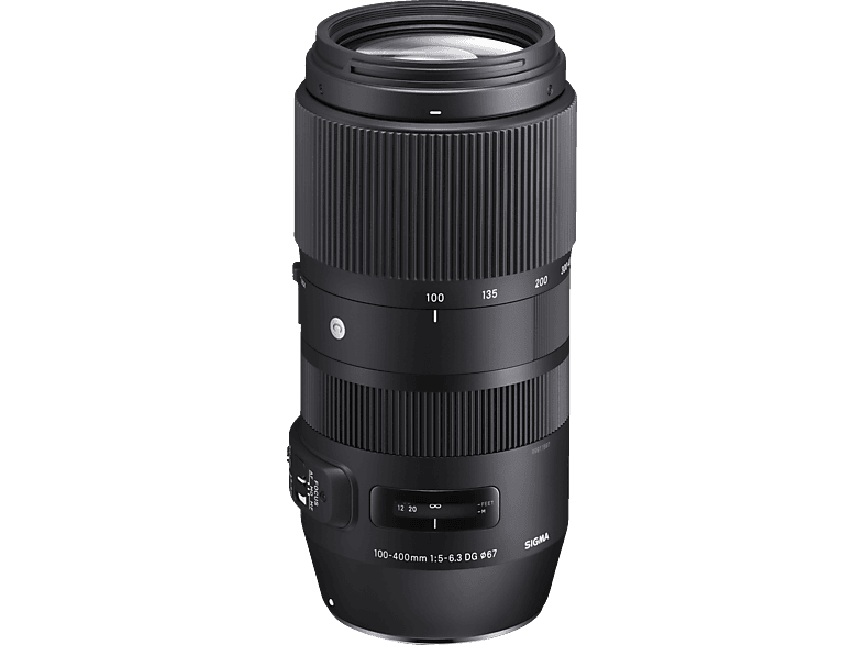 SIGMA 729954 Contemporary 100 mm - 400 f/5-6.3 DG, OS, HSM (Objektiv für Canon EF-Mount, Schwarz)