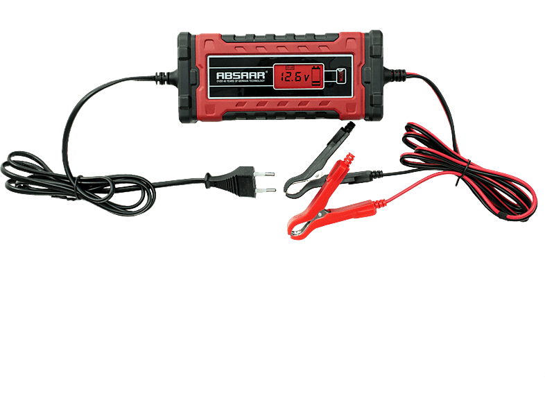 ABSAAR 158000 EVO 1.0 Batterieladegerät, Rot/Schwarz