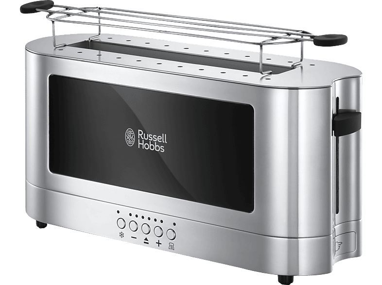 RUSSELL HOBBS 23380-56 Elegance Toaster Edelstahl/Schwarz (1420 Watt, Schlitze: 1)