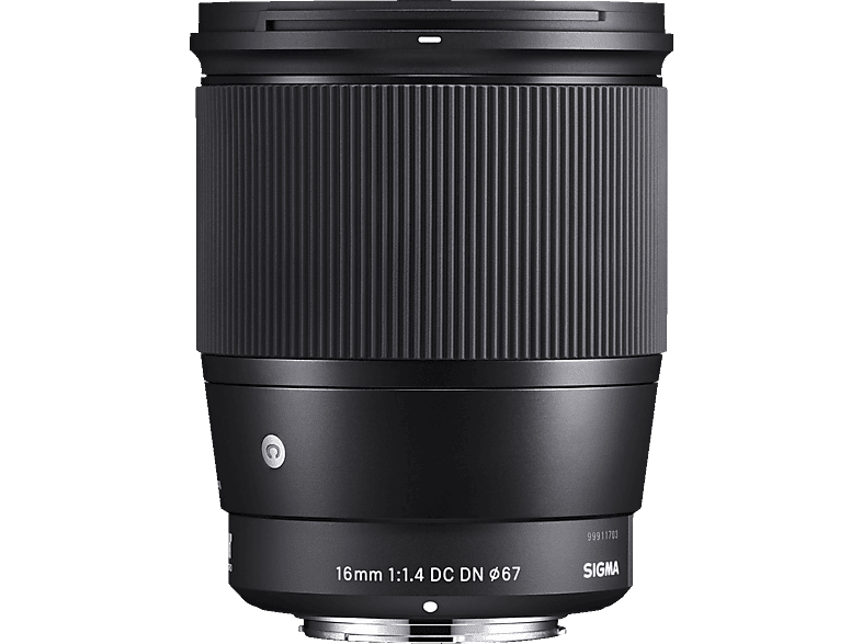 SIGMA Contemporary - 16 mm f/1.4 DC, DN (Objektiv für Sony E-Mount, Schwarz)