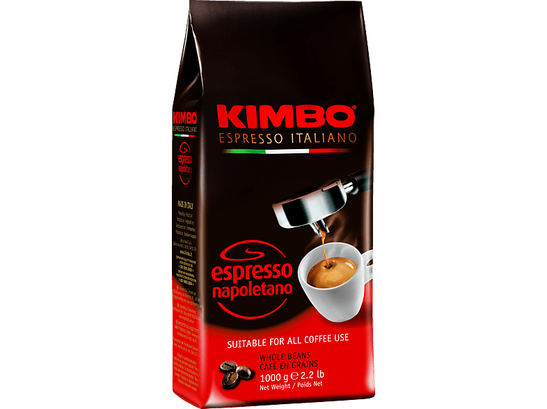 KIMBO Espresso Napoletano Kaffeebohnen (Kaffeevollautomaten, Siebträger, Espressokocher)