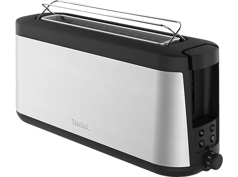 TEFAL TL 4308 Element Toaster Edelstahl/Schwarz (1000 Watt, Schlitze: 1)