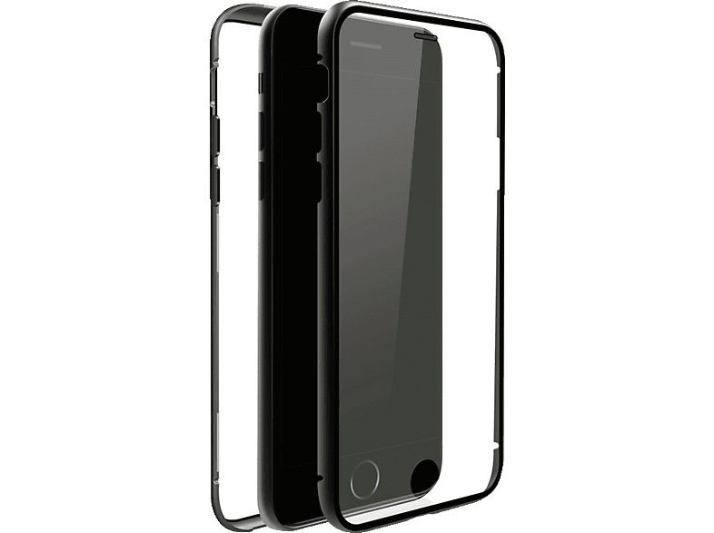BLACK ROCK 360° Glass, Full Cover, Apple, iPhone 7, 8, Schwarz/Transparent