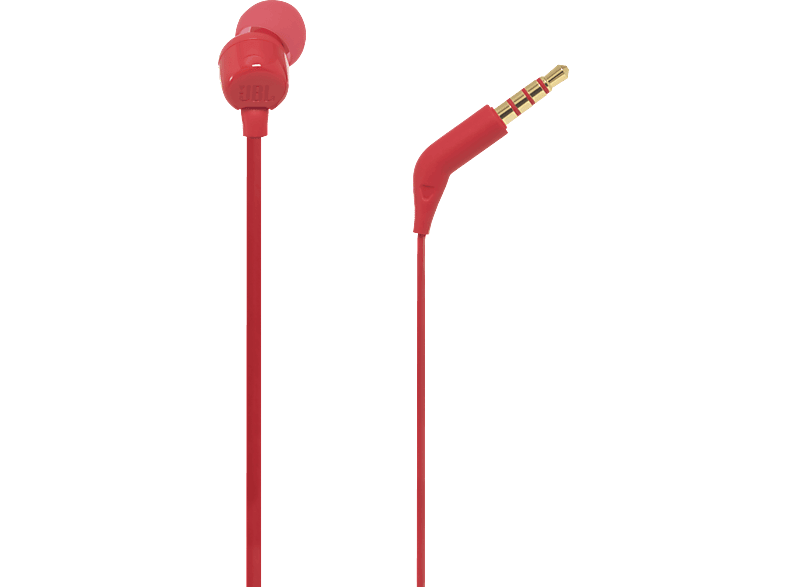JBL T160, In-ear Kopfhörer Rot