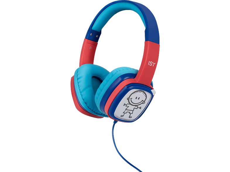 ISY IHP-1001-BL, On-ear Kopfhörer Blau