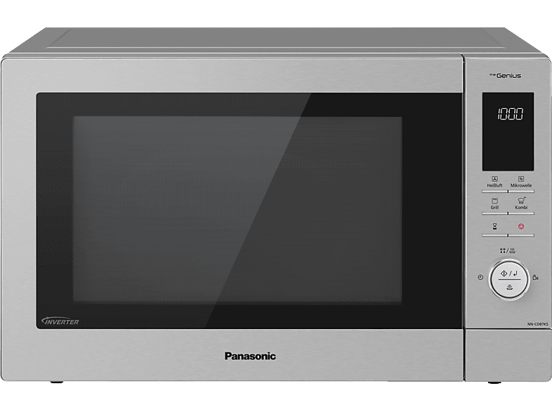 PANASONIC NN-CD 87 KSGTG, Mikrowelle (1000 Watt, Grillfunktion, Heißluftfunktion)