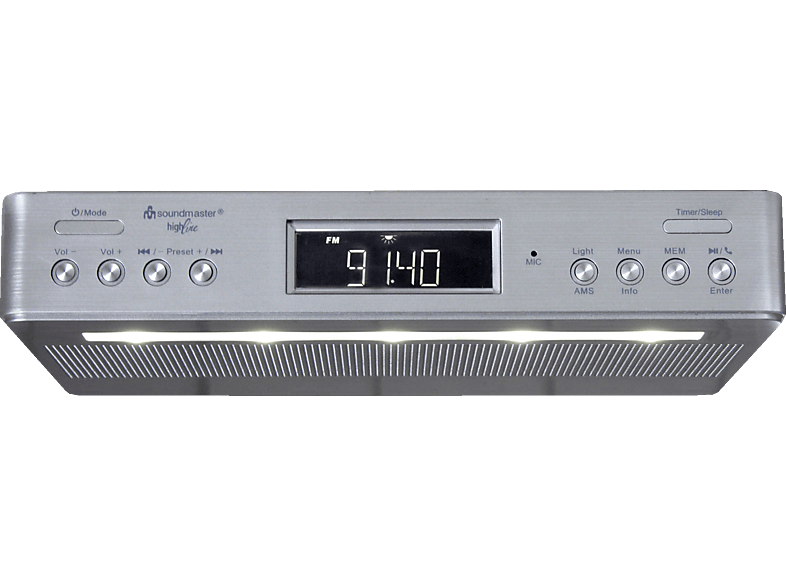 SOUNDMASTER UR2045 Radio, digital, DAB+, FM, Bluetooth, Silber