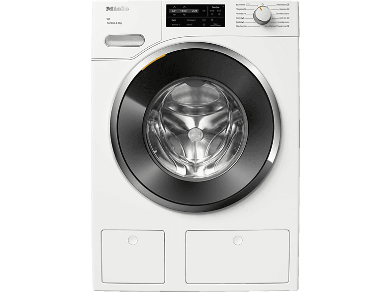 MIELE WWG760 WPS TDos&9kg W1 White Edition Waschmaschine (9 kg, 1400 U/Min., A, Flusenfilter, Fremdkörperfilter)
