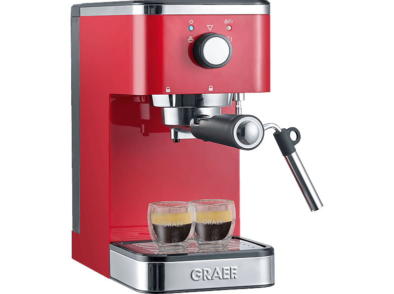 GRAEF ES 403 Salita Siebträger-Espressomaschine Rot