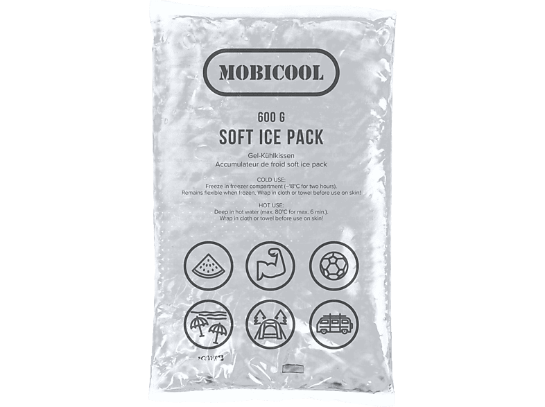 MOBICOOL SOFT ICE PACK 600 Kühlkissen (Transparent)