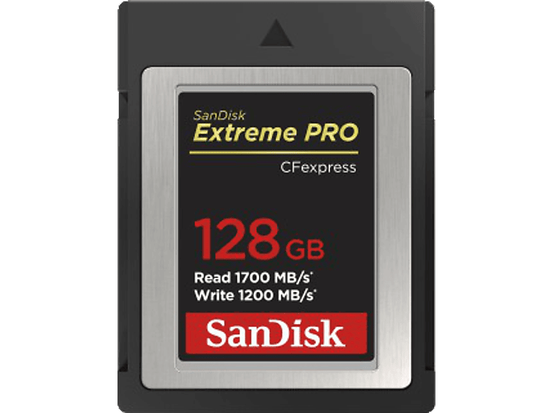 SANDISK Extreme Pro, CFexpress Speicherkarte, 128 GB, 1700 MB/s