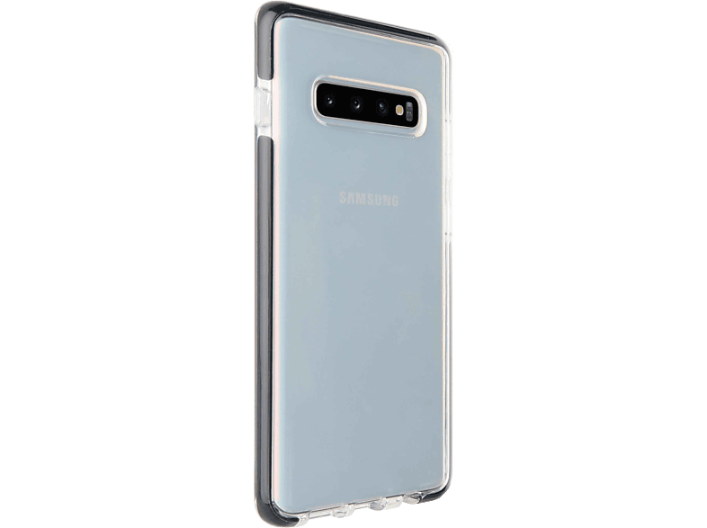 VIVANCO 61259 Rock Solid, Backcover, Samsung, Galaxy S10+, Transparent/Schwarz