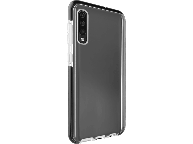 VIVANCO 61287 Rock Solid, Backcover, Samsung, Galaxy A70, Transparent/Schwarz