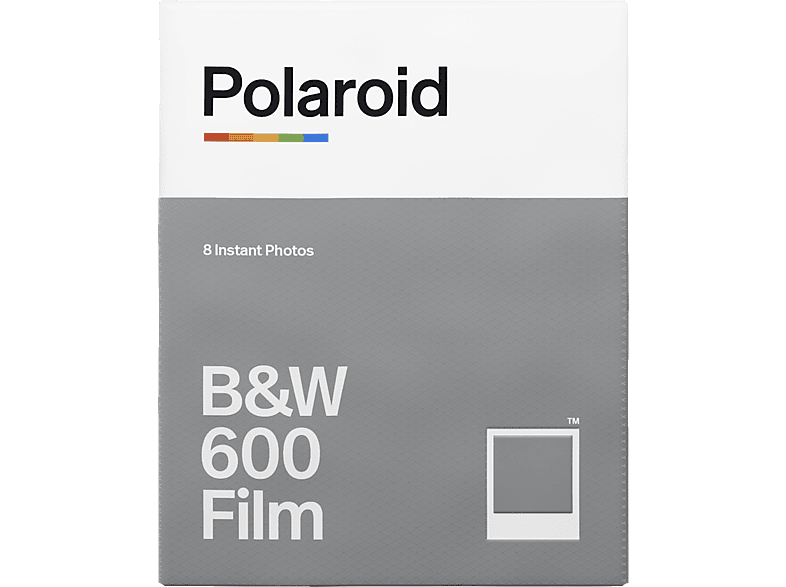 POLAROID Sofortbildfilm Schwarz und Weiß für 600 i-Type weißer Rahmen
