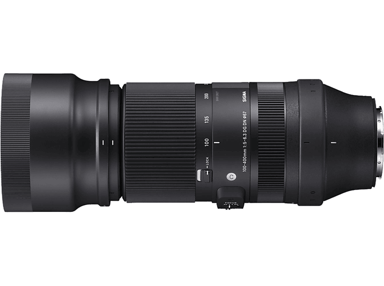SIGMA Contemporary 100 mm - 400 f./5-6.3 DG, DN, OS (Objektiv für Sony E-Mount, Schwarz)