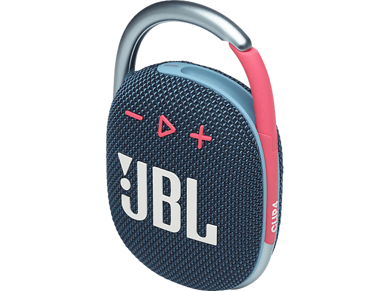 JBL Clip4 Bluetooth Lautsprecher, Blau/Pink