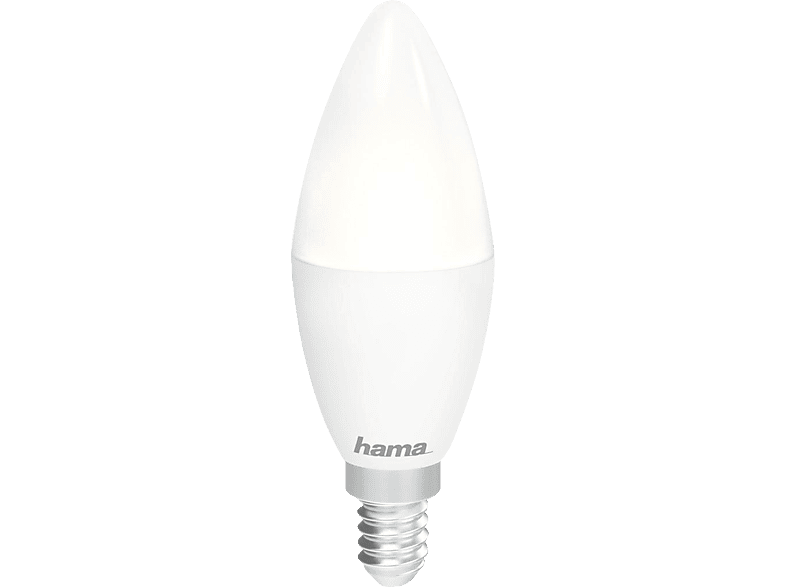 HAMA E14, 5,5 W WLAN-LED Lampe Warmweiß bis Tageslicht