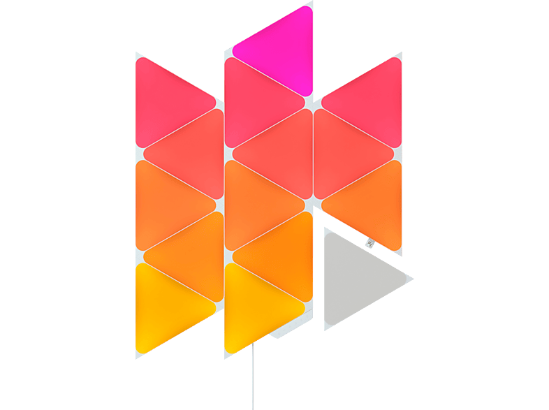 NANOLEAF Shapes Triangles Starter Kit - 15PK Beleuchtung Multicolor/Warmweiß/Tageslichtweiß