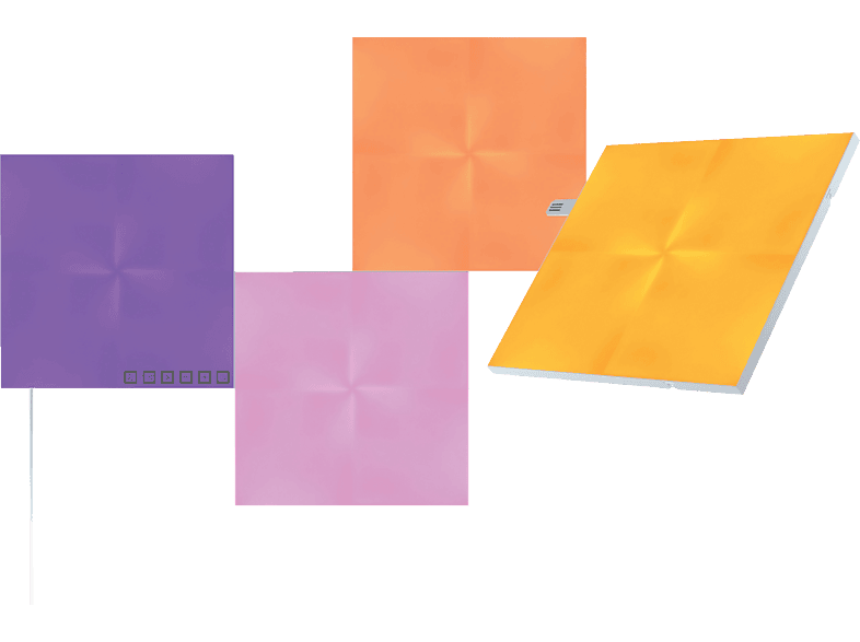 NANOLEAF Canvas Smarter Kit 4 Light Squares Beleuchtung Multicolor/Warmweiß/Tageslichtweiß