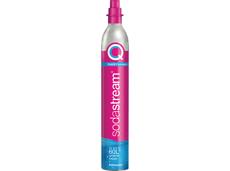 SODASTREAM CO₂-Zylinder Pink Quick Connect Reservezylinder CO₂-Komplettzylinder