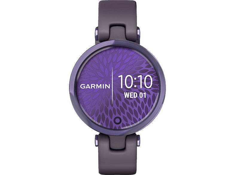 GARMIN Lily Sport Smartwatch Faserverstärktes Polymer Silikon, 110 - 175 mm, Waldbeere/Purpurviolett