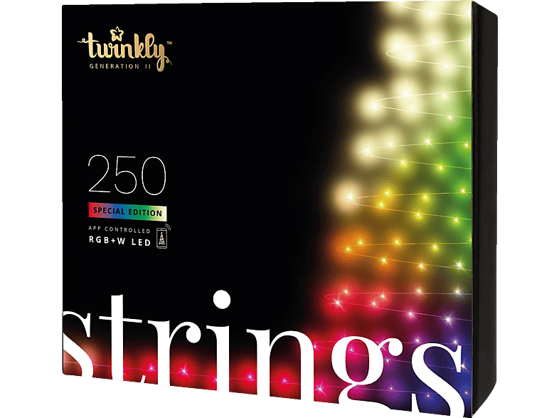 TWINKLY Strings 20m LED Lichterkette RGB, Weißtöne, Warmweiß