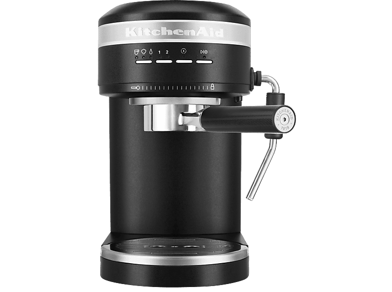 KITCHENAID 5KES6503EBK ARTISAN Espressomaschine Gusseisen Schwarz