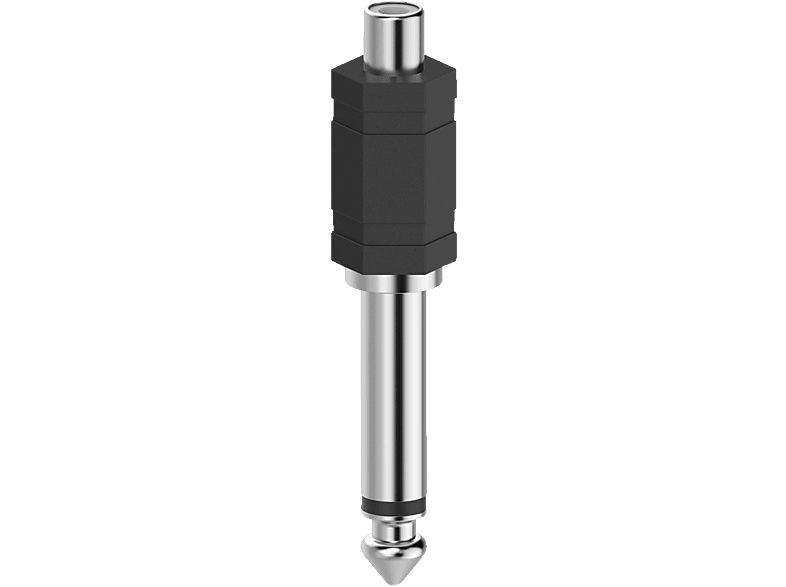 HAMA Cinch-Kupplung auf 6.3 mm Klinken-Stecker, Audio-Adapter