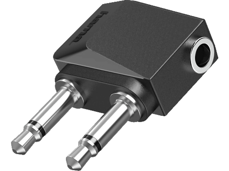 HAMA 2x 3.5 mm Klinken-Stecker auf 1x Klinken-Kupplung, Audio-Adapter